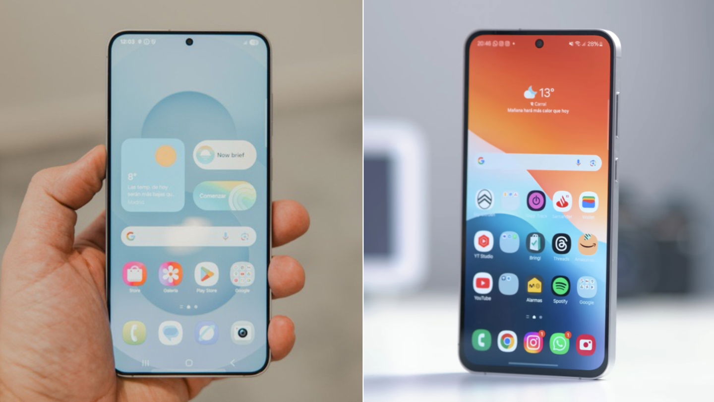 Comparatif : Samsung Galaxy S25 vs Samsung Galaxy S24 FE - Quelles sont les différences et lequel choisir ? 4 Écrans du Samsung Galaxy S25 et du Samsung Galaxy S24 FE