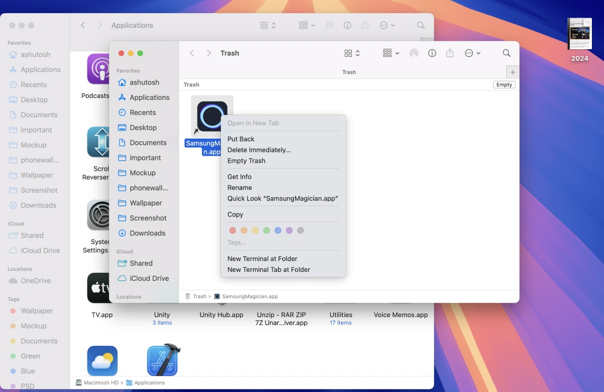 Comment désinstaller des applications sur Mac