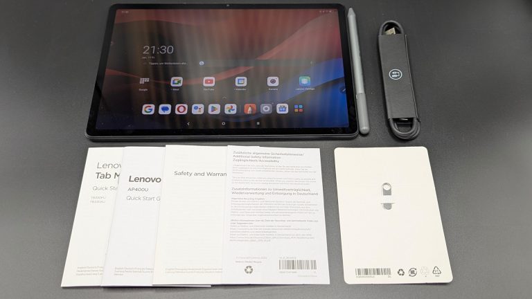Tablette Lenovo Tab M11, que vaut-elle ? 5 Lieferumfang des Lenovo Tab M11