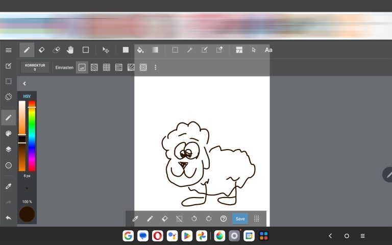 Tablette Lenovo Tab M11, que vaut-elle ? 7 MediBang Paint auf dem Lenovo Tab M11