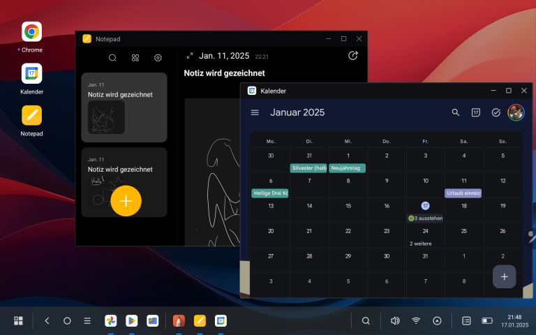 Tablette Lenovo Tab M11, que vaut-elle ? 11 PC-Modus des Lenovo Tab M11
