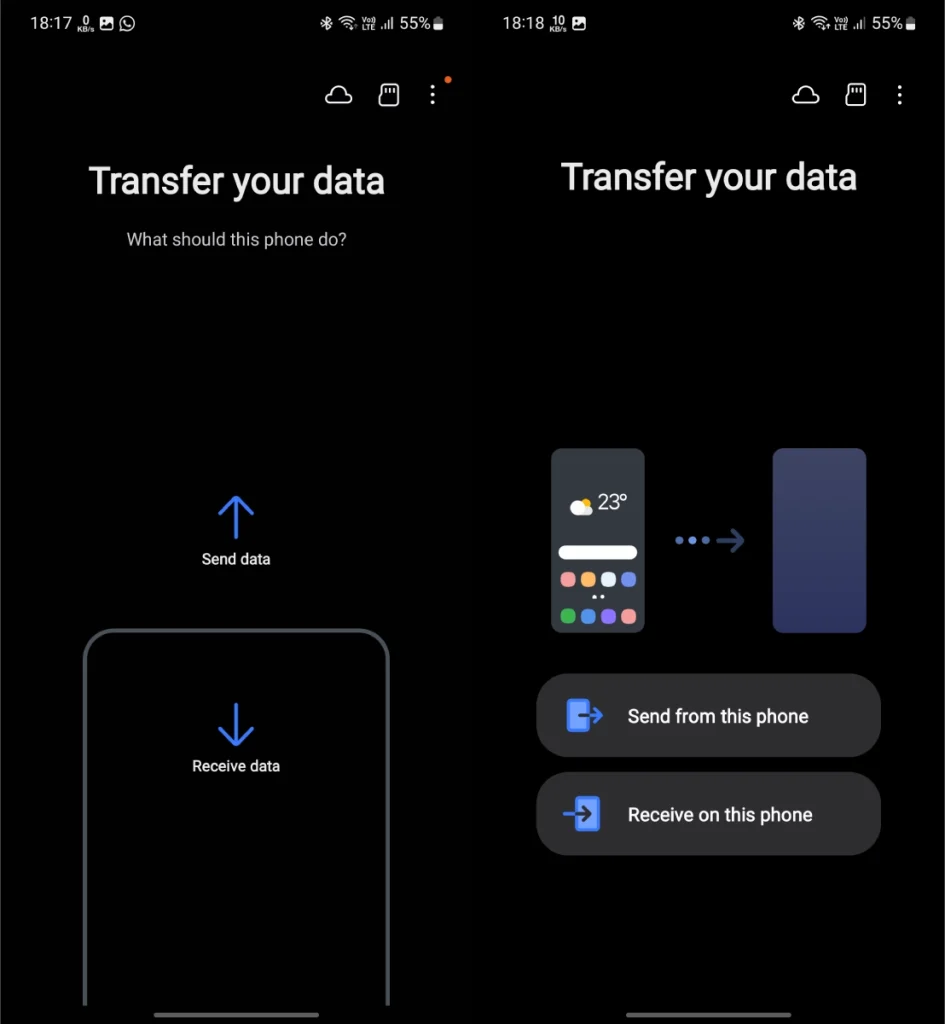 L'application Samsung Smart Switch se refait une beauté avec un nouvel icône et une interface modernisée avant la sortie de One UI 7 3 Smart Switch app with new icon