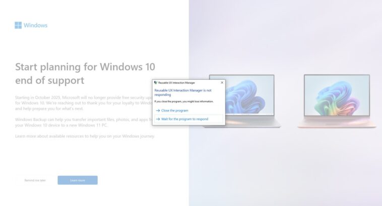 Avec la fin du support de Windows 10, la mise à jour vers Windows 11 fait planter certains PC 1 Avec La Fin Du Support De Windows 10, La Mise