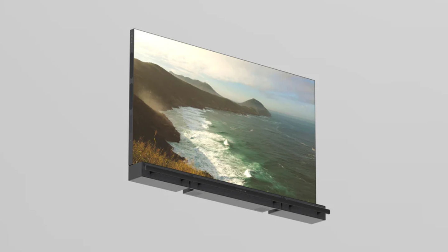 La télévision inclut une barre de son qui sert aussi de batterie externe