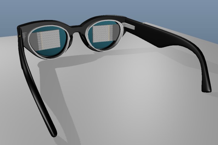 Ces lunettes intelligentes innovantes dépassent le battage médiatique et répondent à un véritable problème médical 2 Vue intérieure des lunettes SolidddVision.