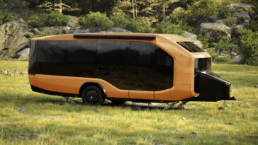Cette caravane futuriste ravira les amateurs de camping. C'est un foyer complet 26 Cette caravane futuriste ravira les amateurs de camping. Elle constitue un véritable chez-soi