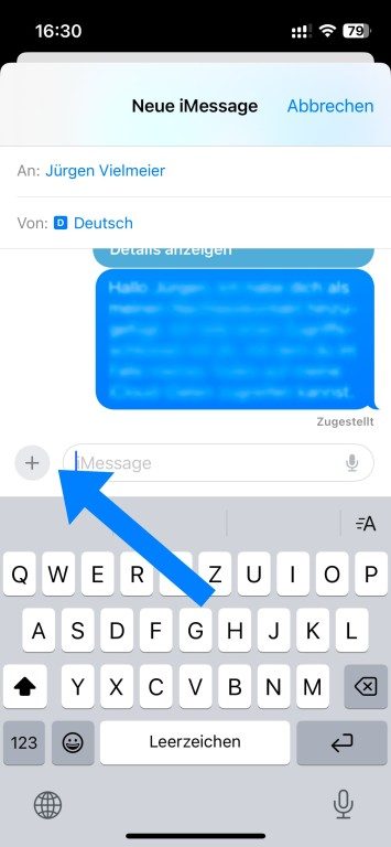 Découvrez comment fonctionne la nouvelle fonctionnalité iOS "Accompagnement" 2 Heimwegbegleitung iMessage