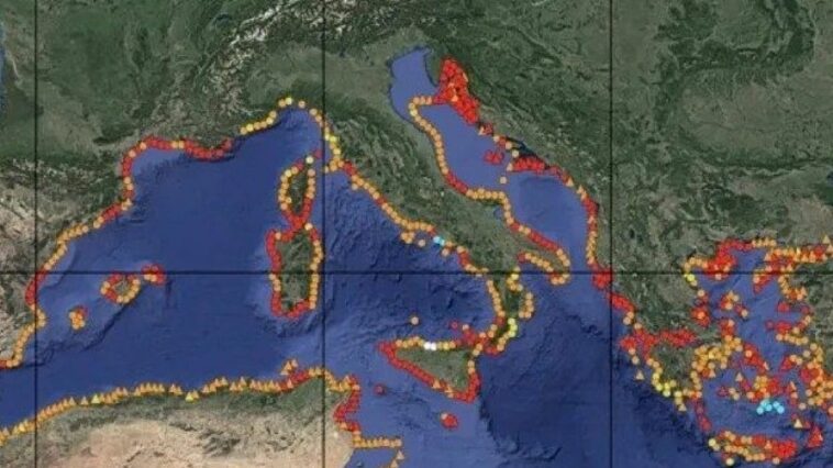 Des tsunamis plus dévastateurs dans le Méditerranée à cause de la crise climatique : l'étude de l'INGV 1 L'augmentation du risque de vagues de tsunami supérieures à 1 mètre dans la Méditerranée. Crédit : INGV