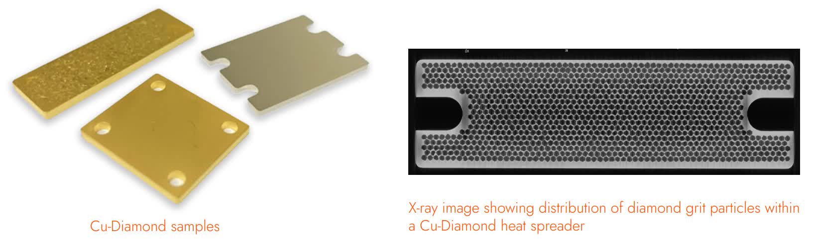 Element Six présente un composite cuivre-diamant révolutionnaire pour une gestion thermique optimale 2 Element Six presente un composite cuivre diamant revolutionnaire pour une gestion