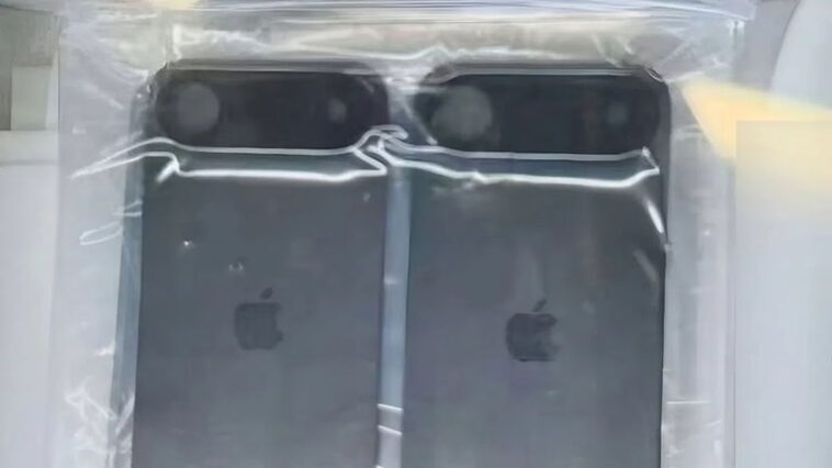 Fuite de l'image qui pourrait révéler le tout premier iPhone 17 Air ! 1 Une possible première image authentique de l'iPhone 17 Air