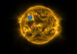 La sonificazione dei brillamenti solari verificatisi negli ultimi tre anni. Credit: ESA