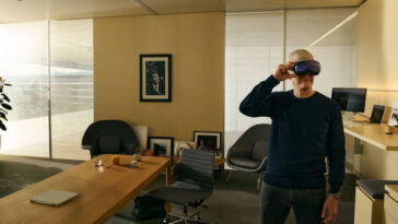 La méthode innovante d'utilisation de l'Apple Vision Pro de Tim Cook résout l'un de ses plus grands défis 2 La peculiar forma de usar el Apple Vision Pro de Tim Cook soluciona uno de sus mayores problemas