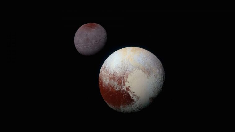 La nouvelle théorie révèle comment Pluton a acquis sa gigantesque lune Charon 1 Pluton et Caron. Crédit : NASA/JHUAPL/SwRI
