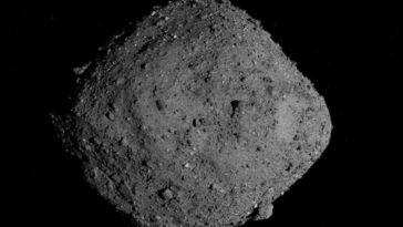 L’astéroïde Bennu renferme des acides aminés "terrestres" et d’autres composés organiques essentiels à la vie 12 L'asteroide Bennu è un asteroide carbonioso del gruppo Apollo che si sarebbe formato 4,5 miliardi di anni fa durante la formazione del Sistema solare / Photo NASA/Goddard/Università dell'Arizona