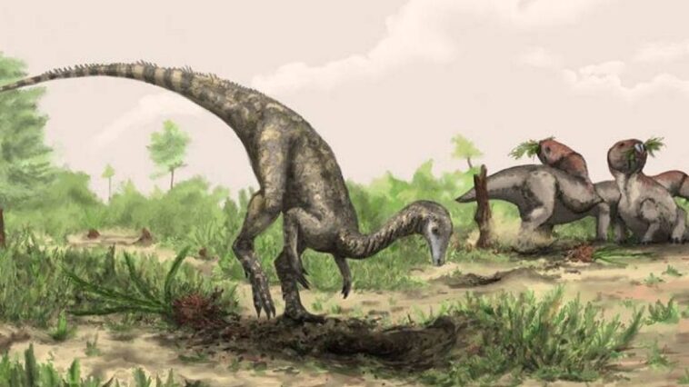 Les dinosaures vivent parmi nous, mais leurs origines restent un mystère : une étude révèle où chercher des fossiles anciens 1 Illustration de Nyasasaurus parringtoni. Crédit : Mark Witton/The Trustees of the Natural History Museum