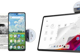 Les nouveaux smartphones et tablettes TCL possèdent un écran couleur qui se transforme en écran eInk en appuyant sur un bouton