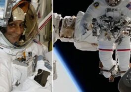 Nouveau record de sortie dans l'espace : l'astronaute Sunita Williams passé 5,5 heures hors de la ISS 106 L'astronaute Sunita Williams de la NASA a marqué le nouveau record de temps total passé en activité extravehiculaire par une femme (62 heures et 6 minutes) avec sa dernière sortie spatiale de 5,5 heures / Photo NASA