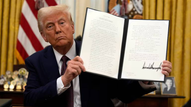Pour Trump, les cryptomonnaies et l'IA sont deux priorités. Les derniers décrets signés 1 Pour Trump, les cryptomonnaies et l'IA sont deux priorités. Ainsi, ses derniers décrets en témoignent