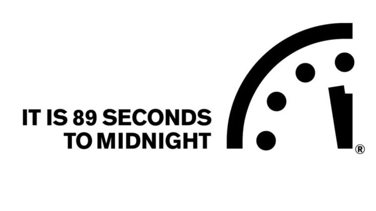 Qu'est-ce que l'Horloge de l'Apocalypse et pourquoi il ne reste plus que 89 secondes avant la fin du monde 1 Da oggi, l'Orologio dell'Apocalisse è impostato a 89 secondi dalla mezzanotte / Credit Doomsay Clock/SASB