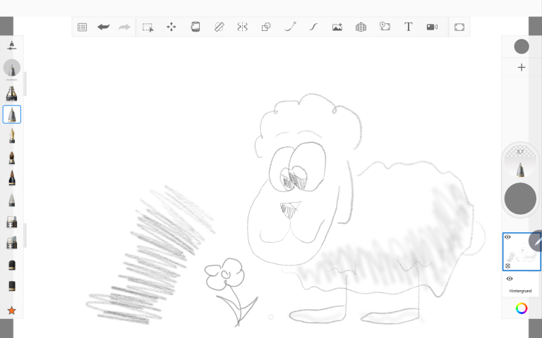 Tablette Lenovo Tab M11, que vaut-elle ? 8 Sketchbook auf dem Lenovo Tab M11