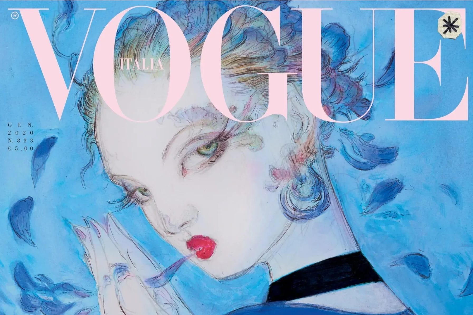 Une nouvelle ère commence dans le monde des jeux vidéo : même les grandes marques de mode s'en rendent compte 3 MODE ET JEUX VIDÉO | La couverture de Vogue réalisée par Yoshitaka Amano