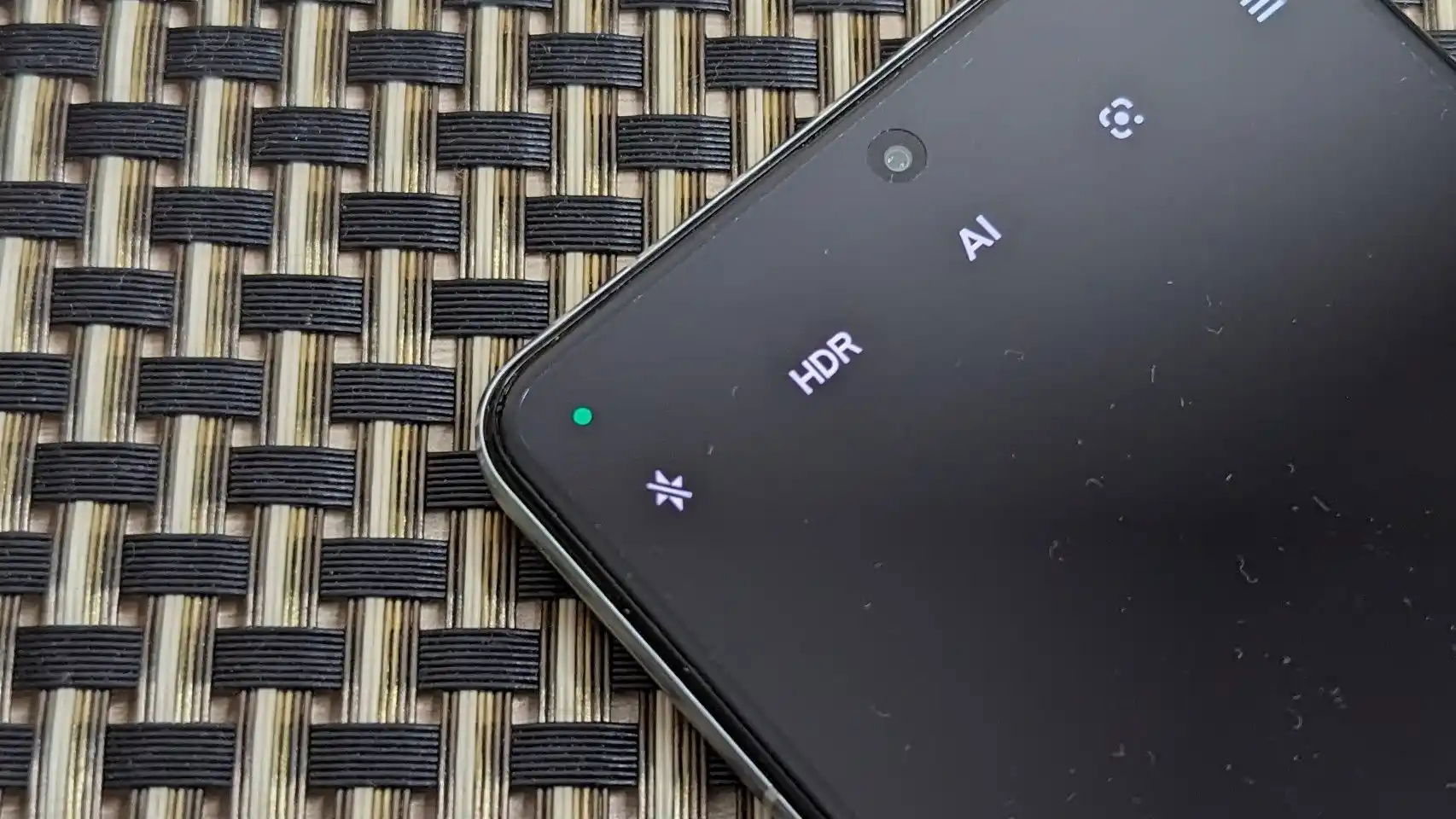 Le point vert des mobiles Samsung est un système de sécurité