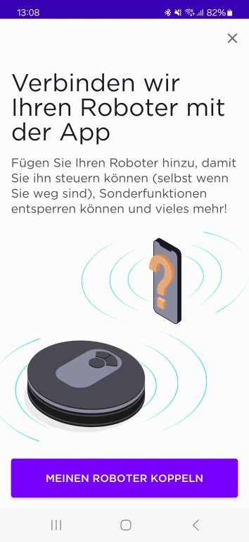 Shark Matrix Plus 2 en 1 : Ah, si seulement tous les appareils étaient aussi faciles à configurer ! 3 L'application aide dès le départ. (Capture d'écran)