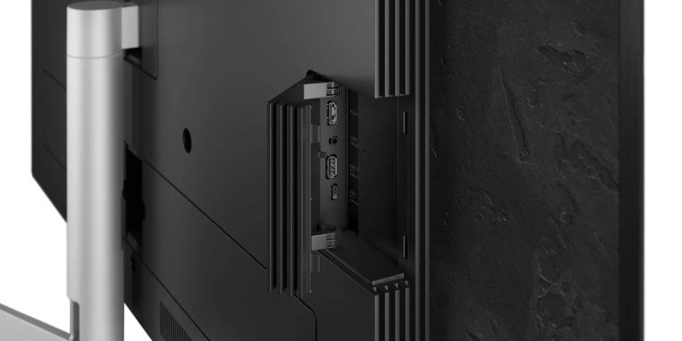 Téléviseurs en lave ou en béton : les TV Loewe stellar sont – uniques 7 Il ne manque pas de connexions. (Photo : Loewe)