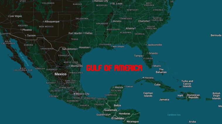 Google Maps renomme le Golfe du Mexique en Golfe d'Amérique après l'ordre de Trump 1 Google Maps Renomme Le Golfe Du Mexique En Golfe D'amérique