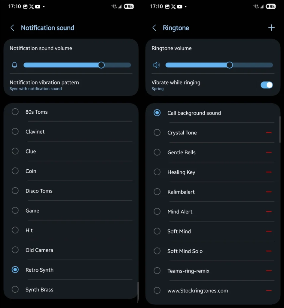 Venez de recevoir un Galaxy S25 ? Modifiez ces 11 paramètres dès maintenant ! 8 Changer les sonneries Galaxy S25 Tips
