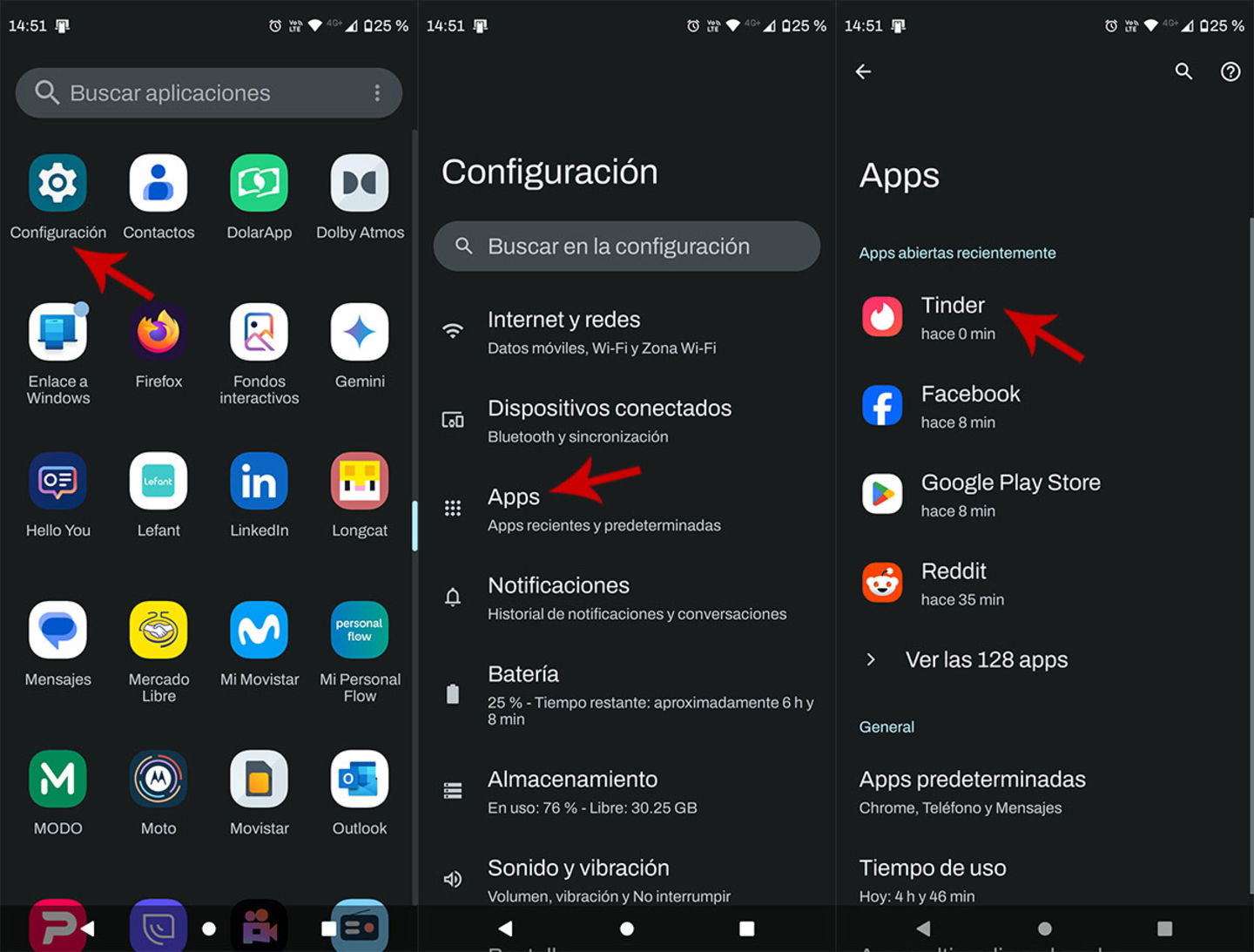 Tinder ne montre plus de profils : pourquoi ça arrive et comment résoudre le problème ? 4 Afficher les options de Tinder sur Android
