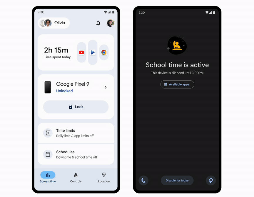 Google lance de nouvelles outils pour aider les parents à gérer les smartphones Android de leurs enfants 4 Android Google Family Link enfants