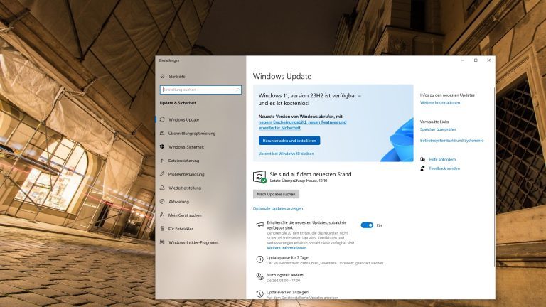 Mise à niveau de Windows 10 à Windows 11 via Windows Update