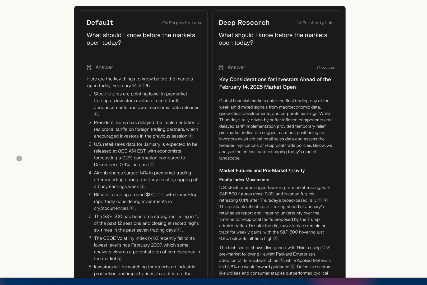 Perplexity surpasse Gemini et ChatGPT avec une incroyable offre d'IA gratuite 3 Différence entre les réponses normales de Perplexity et celles de Deep Research