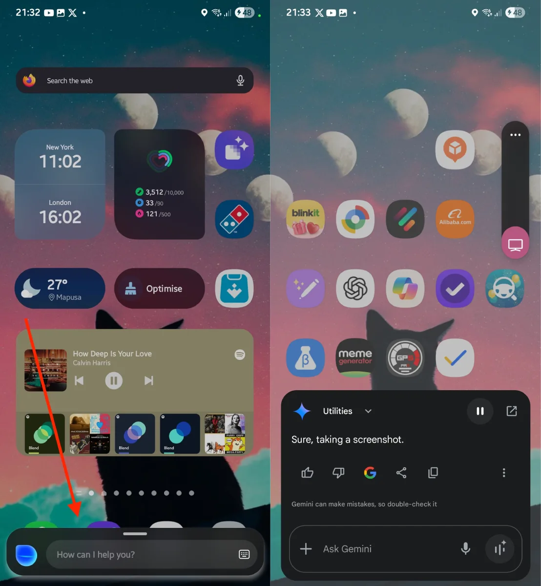 Comment faire une capture d'écran sur Galaxy S25 (y compris la capture longue) 4 Prenez une capture d'écran sur le Galaxy S25
