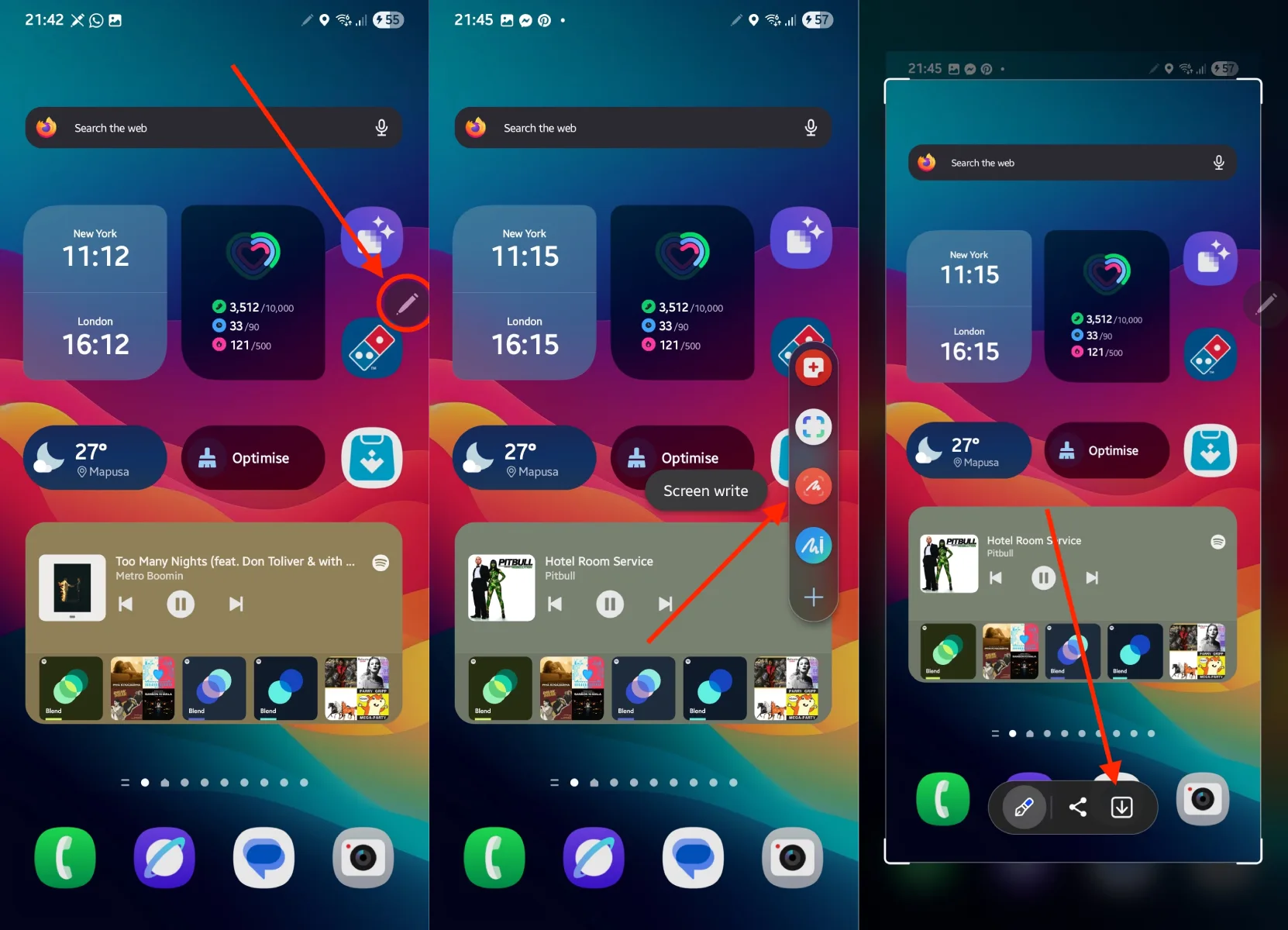Comment faire une capture d'écran sur Galaxy S25 (y compris la capture longue) 6 Prenez une capture d'écran sur le Galaxy S25