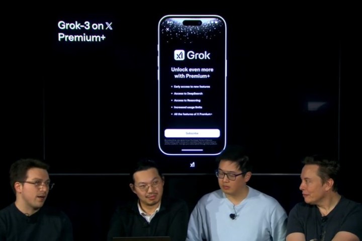 Lancement de Grok 3 confirmé : 10 fois plus puissant que le modèle précédent ! 6 Elon Musk and the xAI team launching Grok 3.