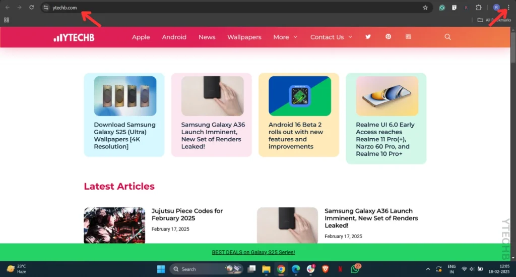 Comment créer un raccourci sur le bureau pour un site web sur votre PC Windows 3 Créer un raccourci de bureau pour un site web avec Google Chrome (1)
