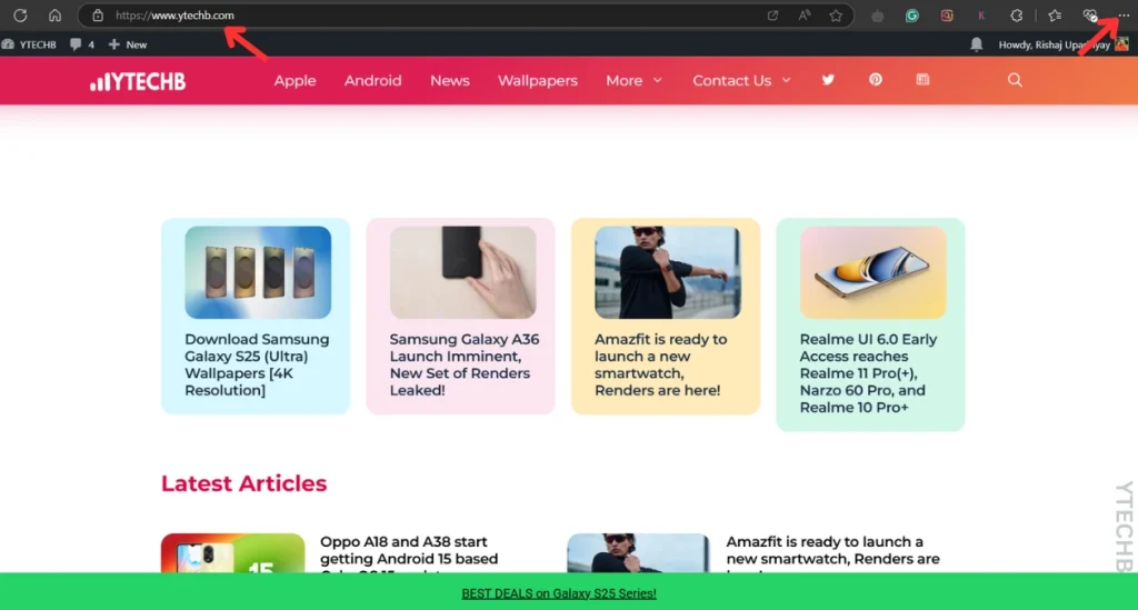 Comment créer un raccourci sur le bureau pour un site web sur votre PC Windows 13 Créer un raccourci de bureau pour un site web en utilisant Microsoft Edge (1)