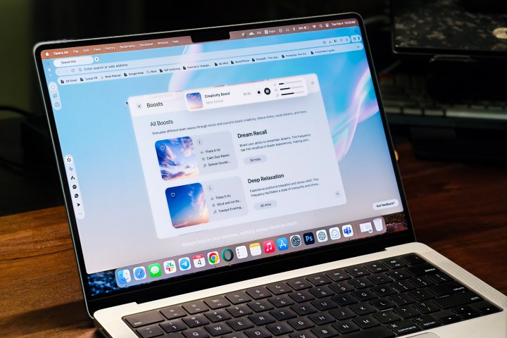 L’iPhone 16e d’Apple est là, et il me frustre par rapport au MacBook 3 Navigateur web Opera Air pour la détente sur MacBook Pro M4 Pro.