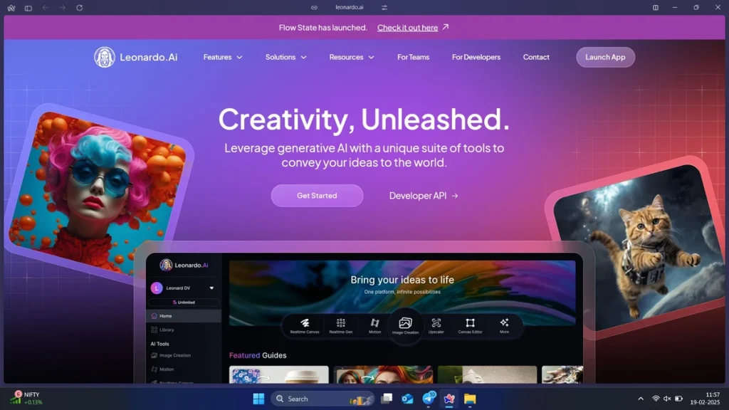 Top 10 des outils gratuits de génération d'images par IA à utiliser en 2025 3 Leonardo AI Image generator