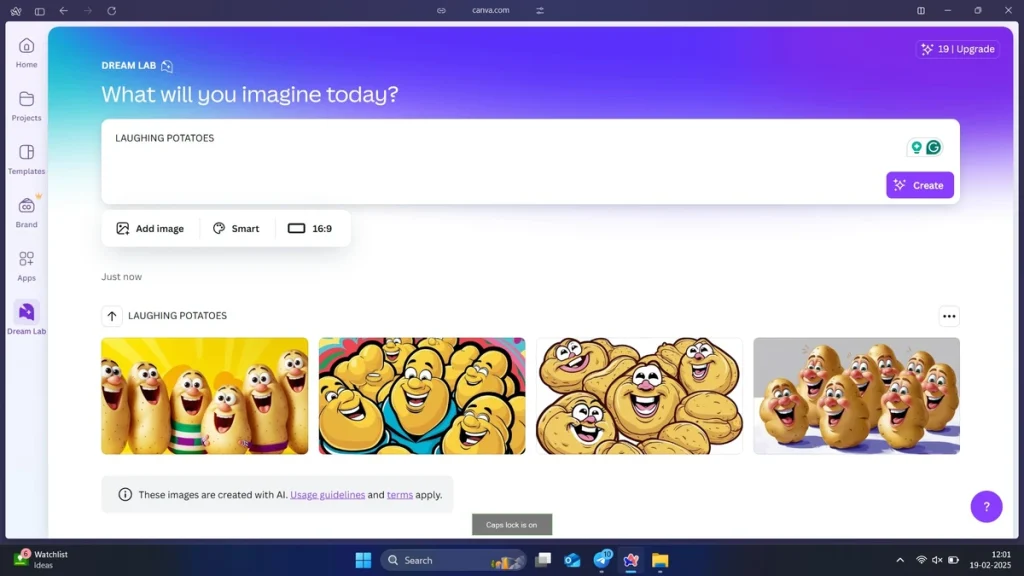 Top 10 des outils gratuits de génération d'images par IA à utiliser en 2025 4 Canva Dream Lab Image generator