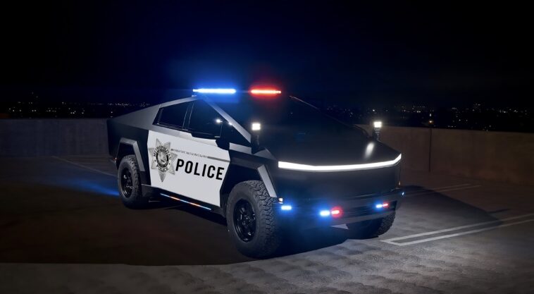 Un bienfaiteur mystérieux offre 10 Tesla Cybertruck aux policiers de Las Vegas ! 1 Un Bienfaiteur Mystérieux Offre 10 Tesla Cybertruck Aux Policiers De