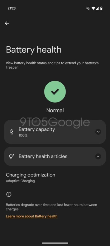 Android 16 : Des informations sur la santé de la batterie deviennent enfin une réalité 3 Android 16 batterie information santé Google
