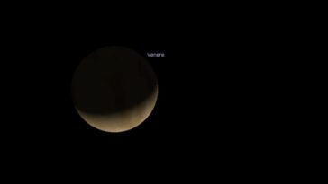 Aujourd'hui, la lune de Vénus illumine le ciel : découvrez à quelle heure l'admirer et pourquoi ce planète présente des phases comme la Lune 22 Le croissant de Vénus visible aujourd'hui, 17 février 2025. Crédit : Stellarium