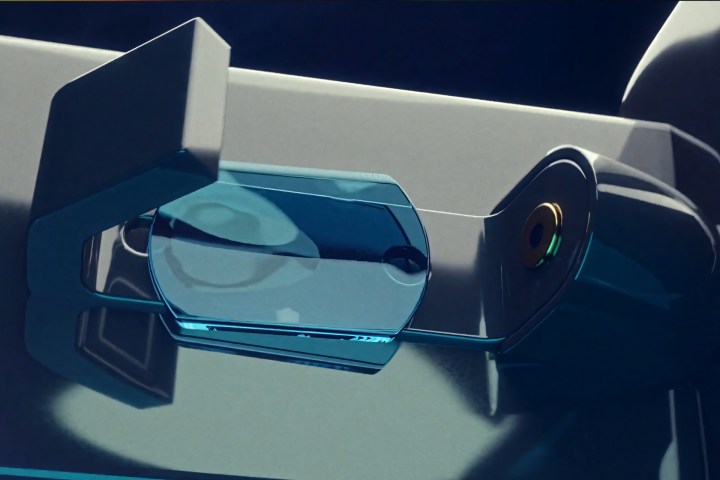 Cette avancée révolutionnaire en affichage holographique pourrait concrétiser les lunettes de réalité augmentée d'ici 2026 2 Le moteur d'affichage holographique laser de Swave est compact et léger.