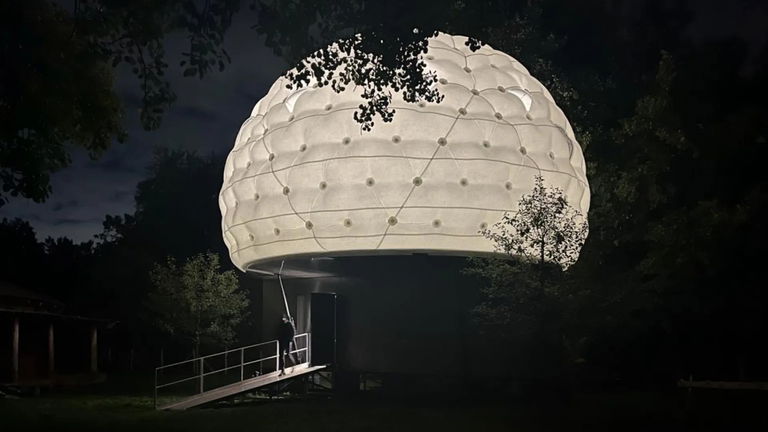 Cette maison 'gonflable' est réellement futuriste et peut offrir un logement parfait pour les familles réduites