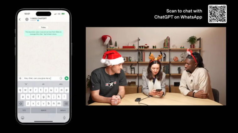 ChatGPT sur WhatsApp améliore : il peut désormais "écouter" vos messages vocaux 1 ChatGPT en WhatsApp mejora: ahora puede "escuchar" tus notas de voz