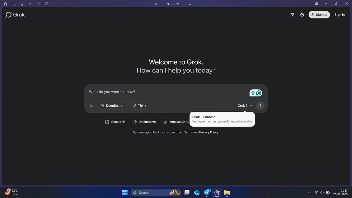 Comment profiter gratuitement de Grok 3 AI pour transformer vos projets ! 2 Site de Grok 3 AI