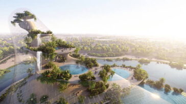 Dubaï est au milieu du désert... Ils vont construire une incroyable cascade 2 Dubaï est au milieu du désert, mais une incroyable cascade sera construite